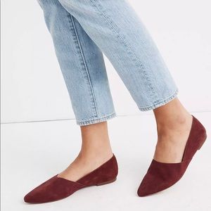 NWOT Madewell The Lizbeth Flat in Suede Size 6.5